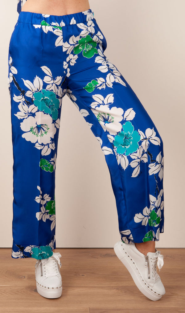 Hose „Shine“ Blau | Multicolor