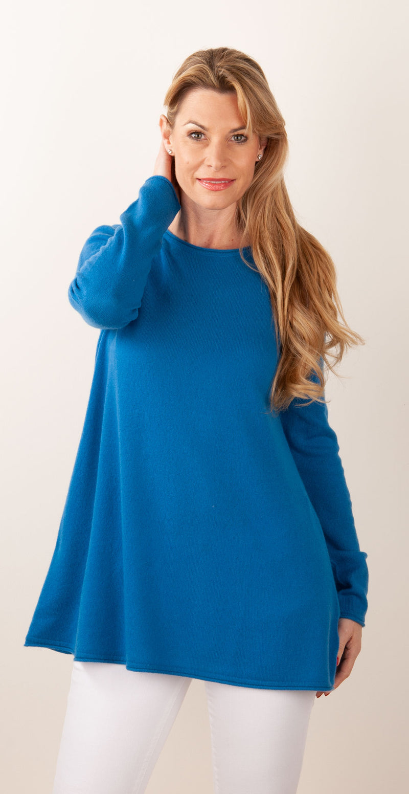 Kaschmir Pullover Blau - myElisa GmbH