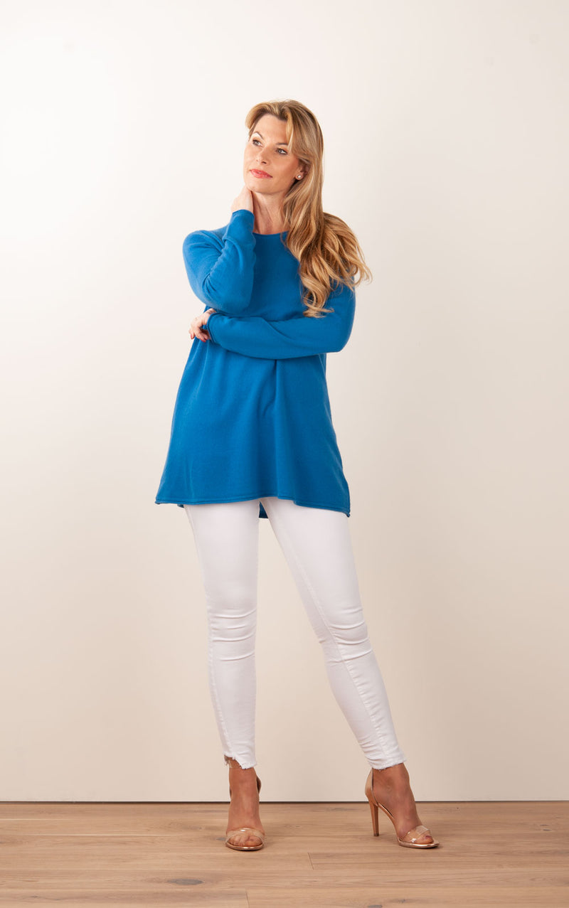Kaschmir Pullover Blau - myElisa GmbH