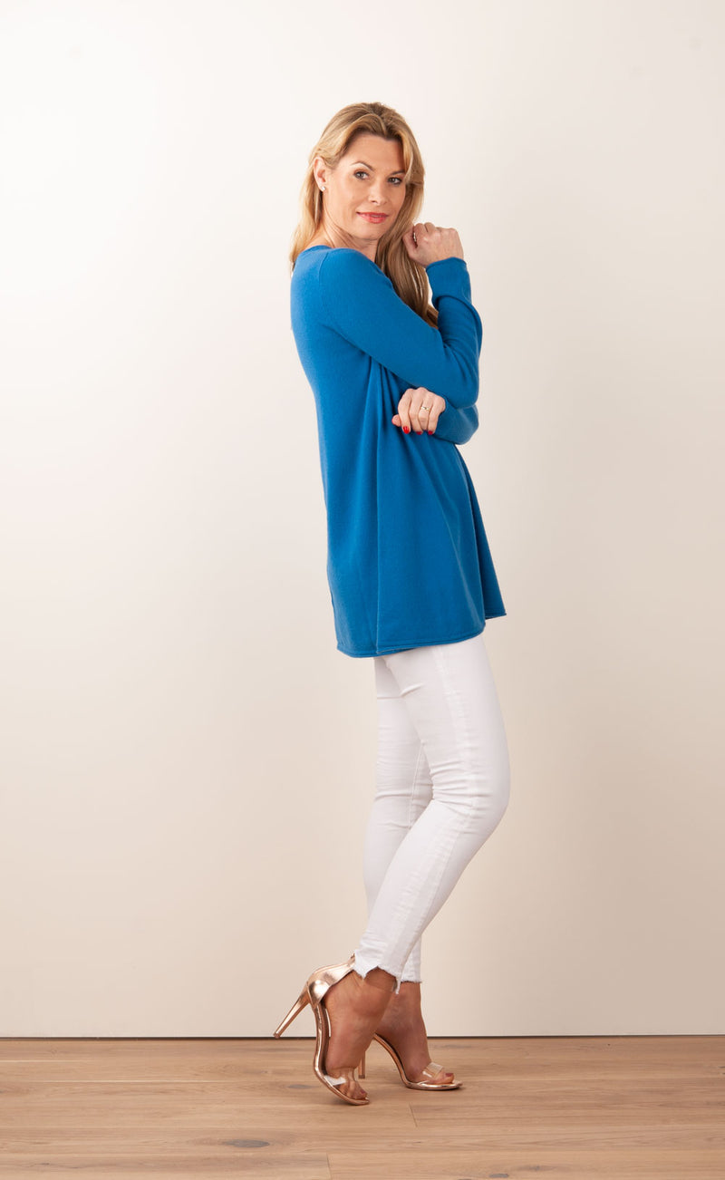 Kaschmir Pullover Blau - myElisa GmbH