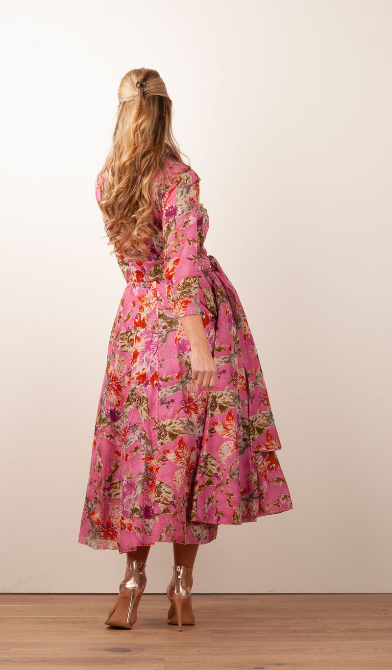 Kleid „Aster“ Beere | Multicolor