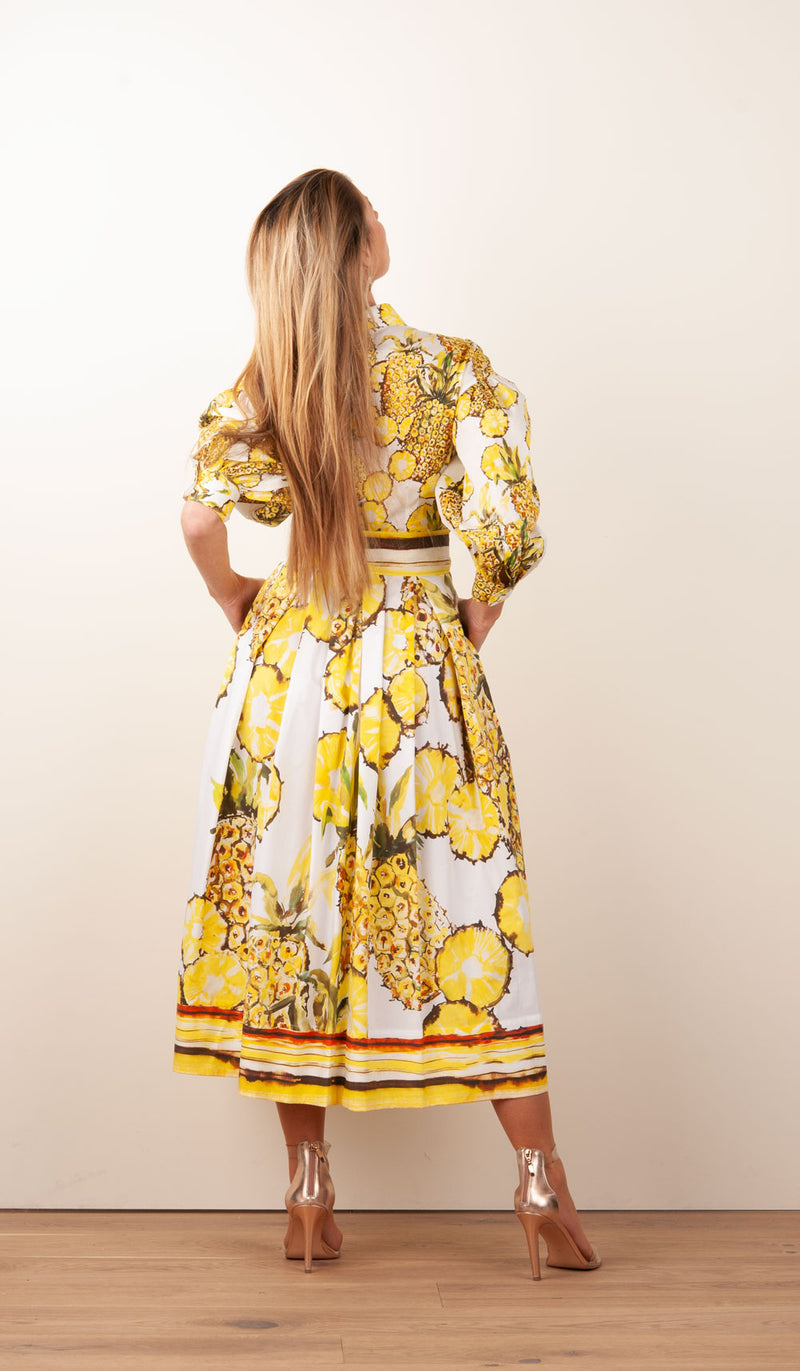 Kleid Gelb | Multicolor