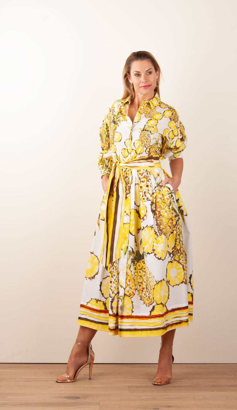 Kleid Gelb | Multicolor
