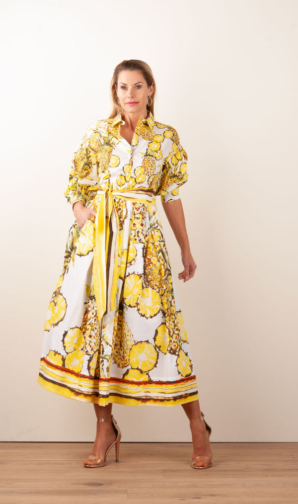 Kleid Gelb | Multicolor