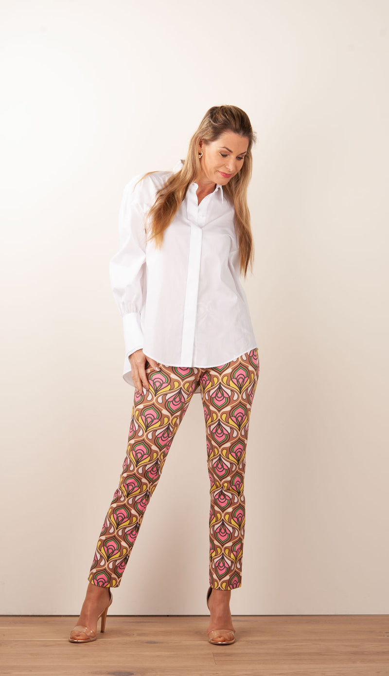 Hose „Cindessa“ Gelb | Pink | Multicolor
