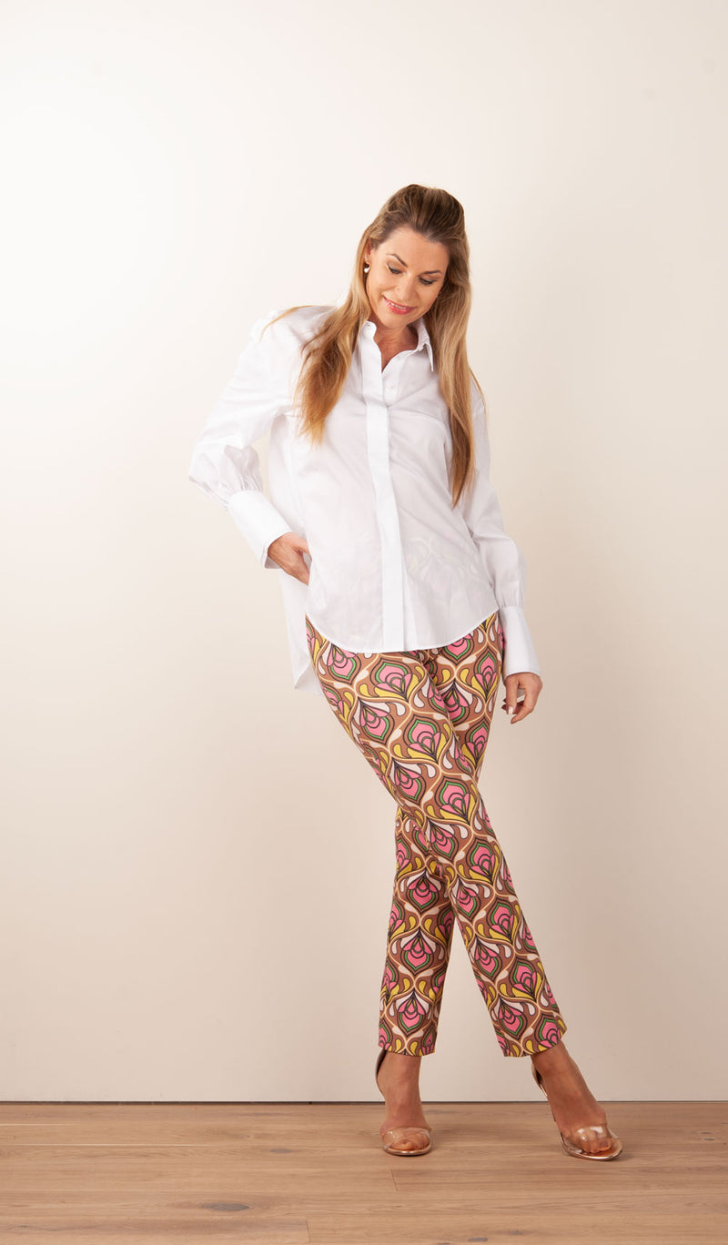 Hose „Cindessa“ Gelb | Pink | Multicolor