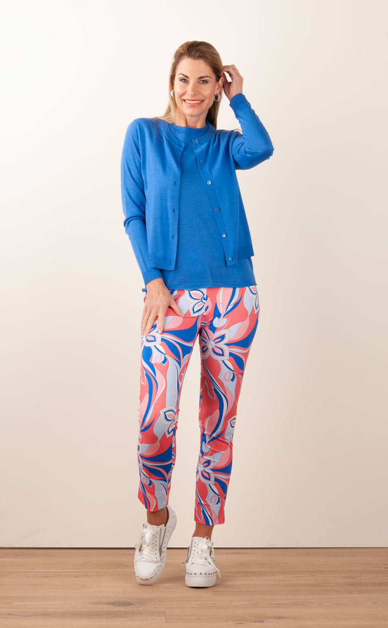 Hose „Sabrina“ Pink | Blau | Multicolor