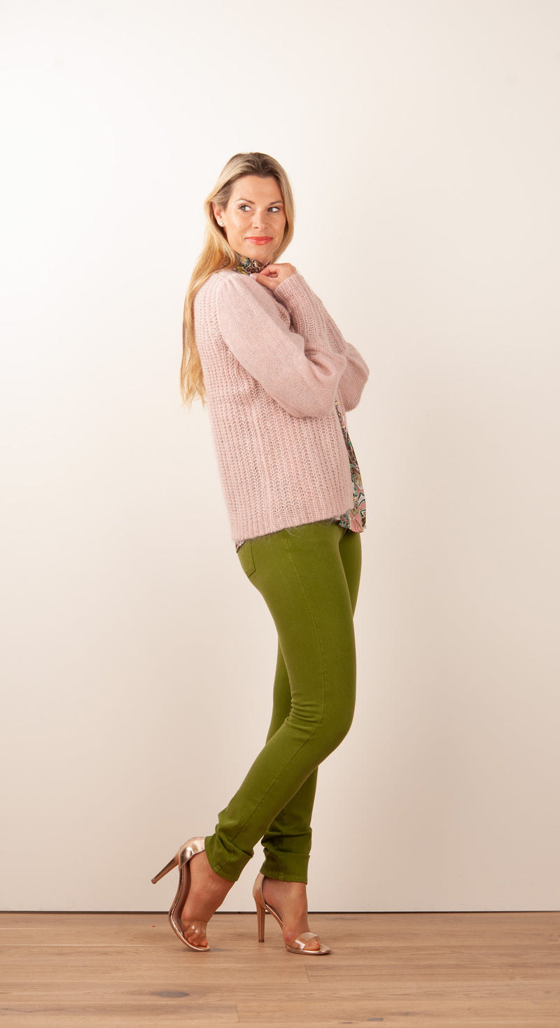Jeans „Claire“ Grün