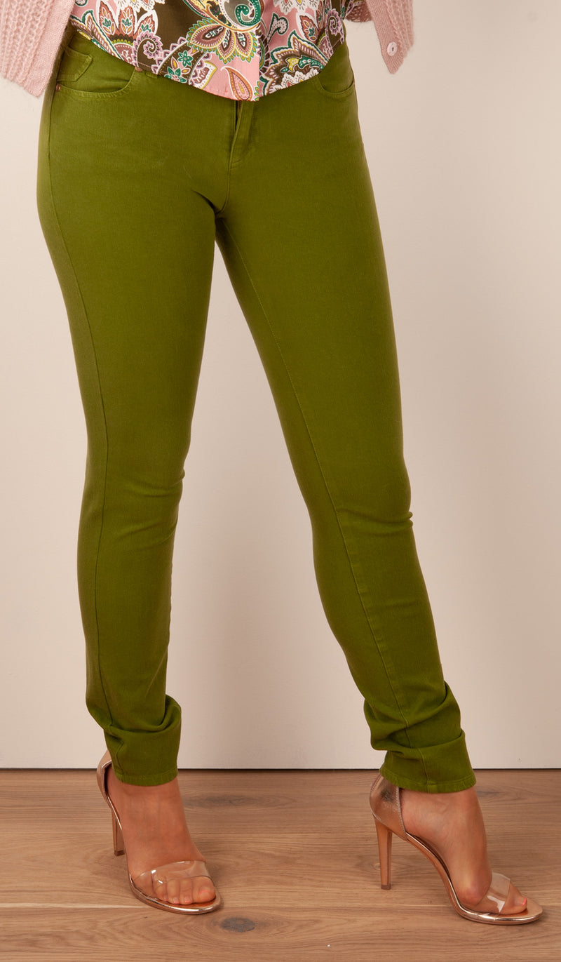 Jeans „Claire“ Grün