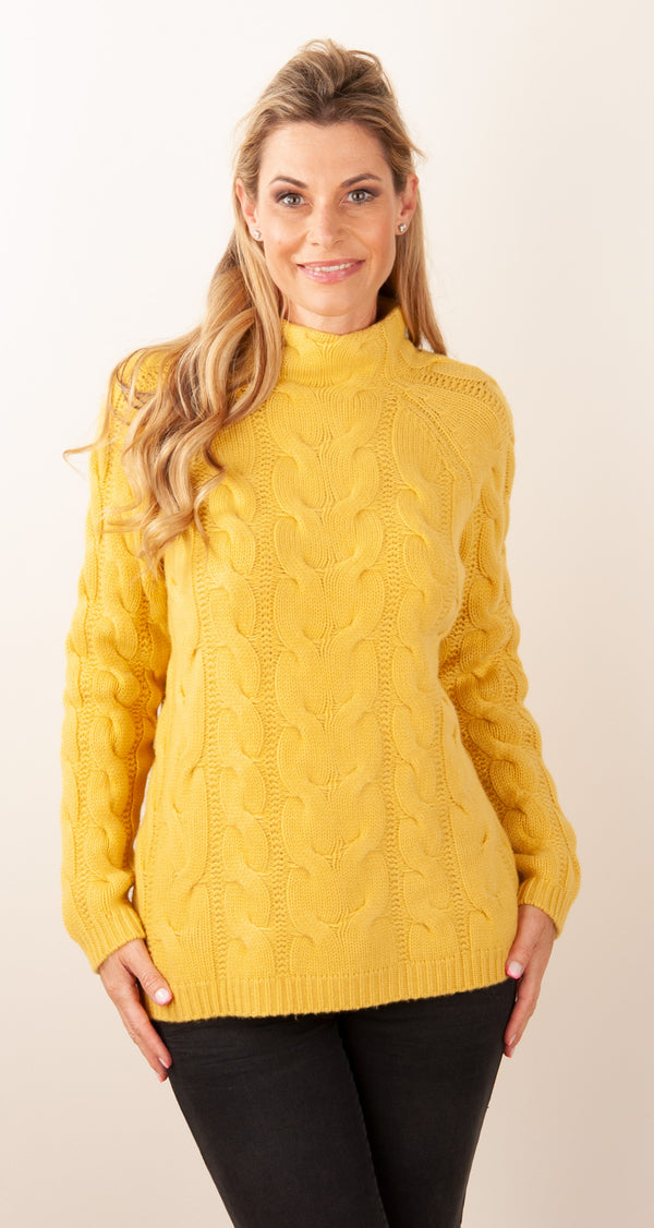 Kaschmir Pullover Gelb