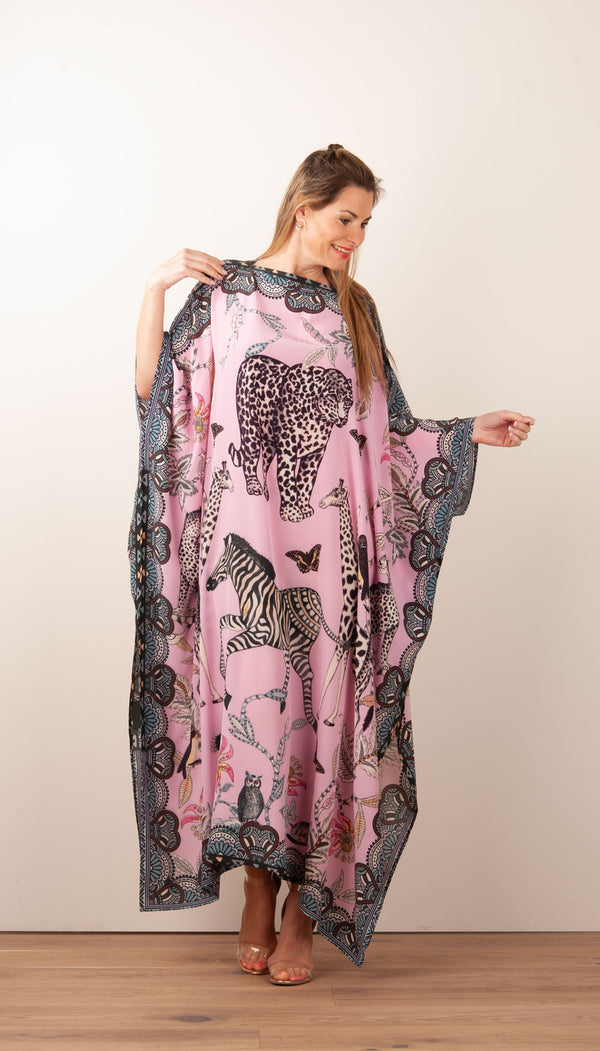 Kleid / Kaftan Rosa | Multicolor