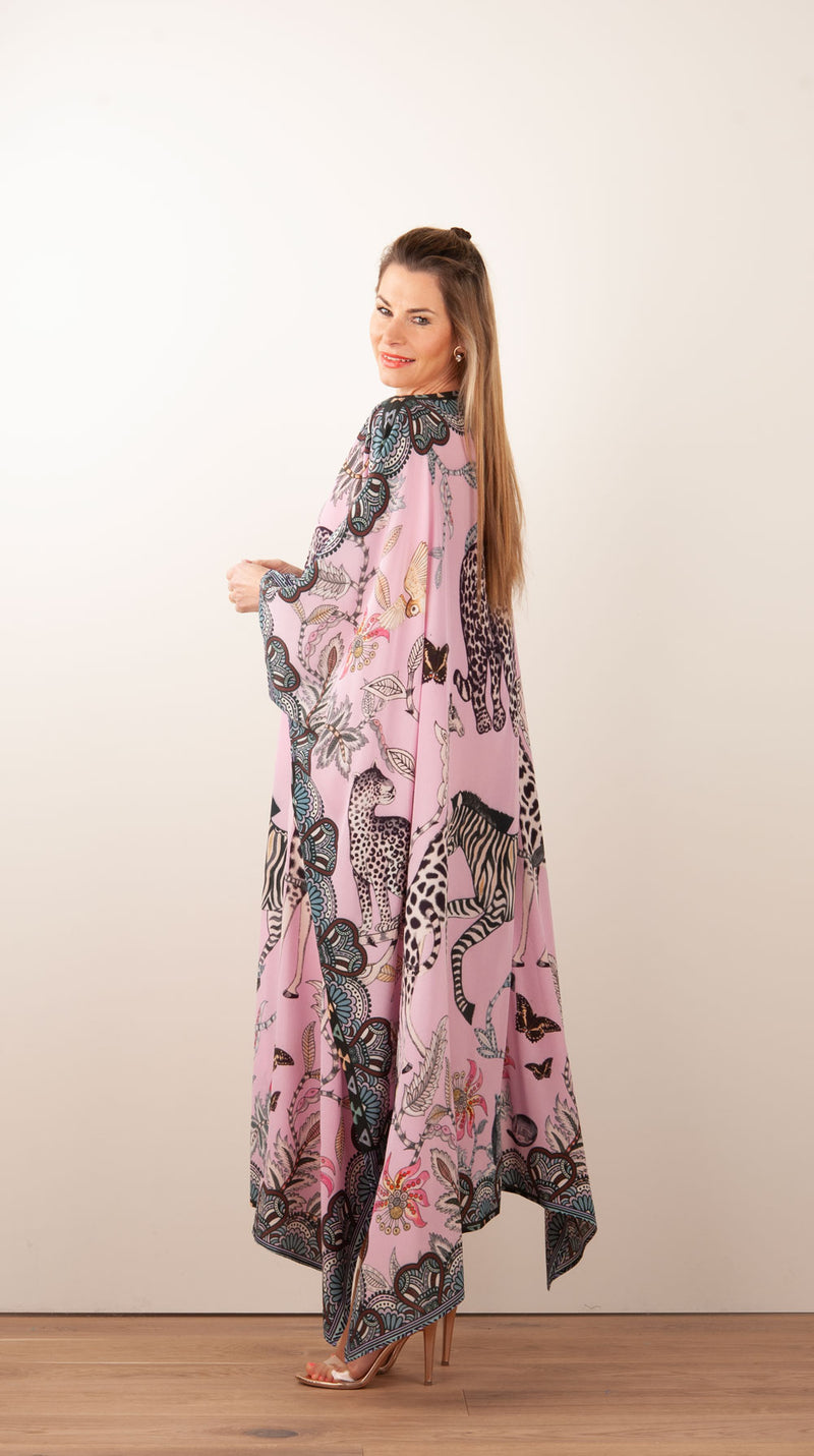 Kleid / Kaftan Rosa | Multicolor