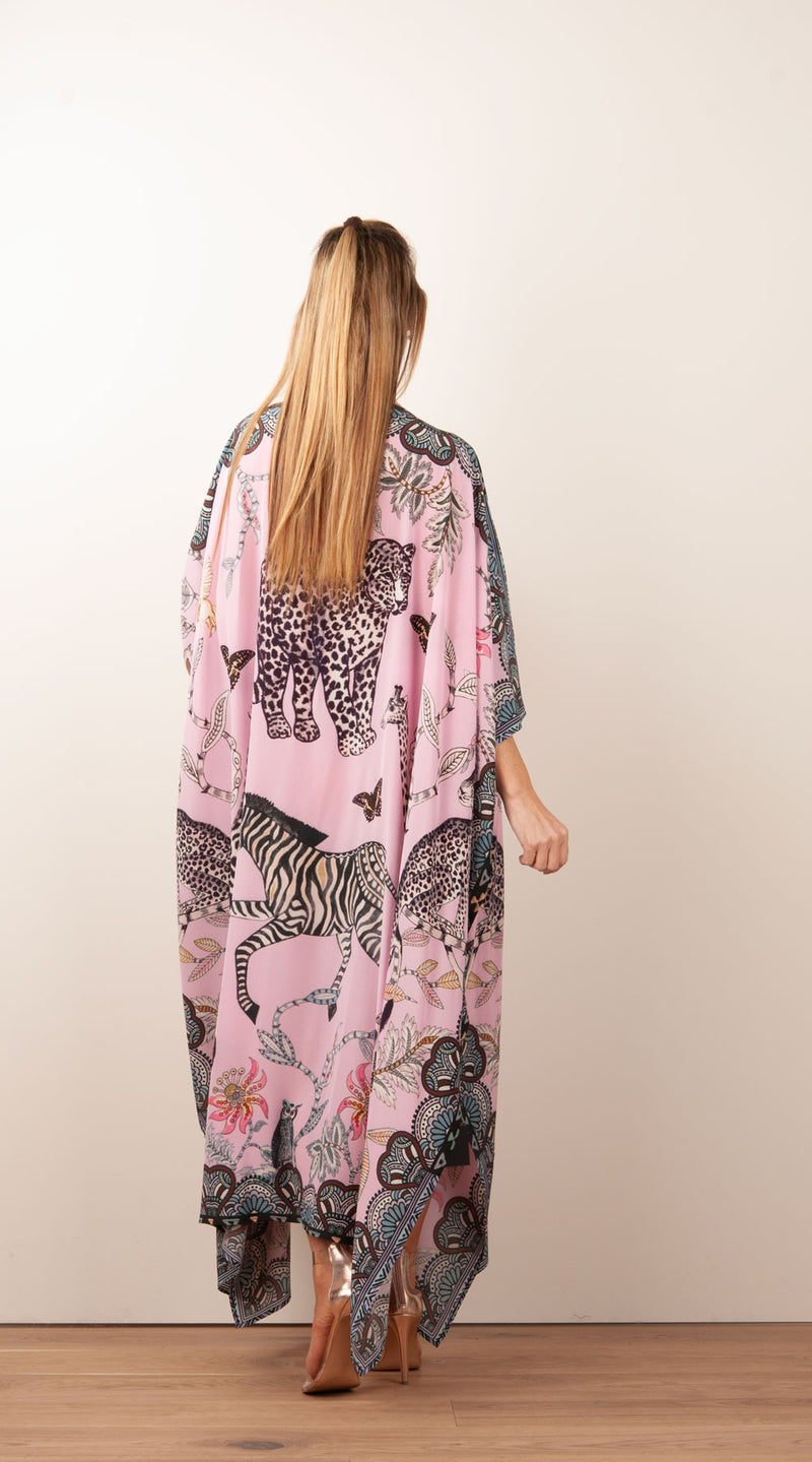 Kleid / Kaftan Rosa | Multicolor