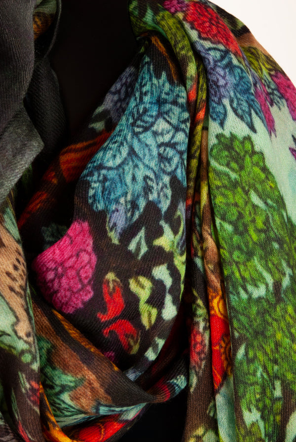 Schal Braun | Multicolor