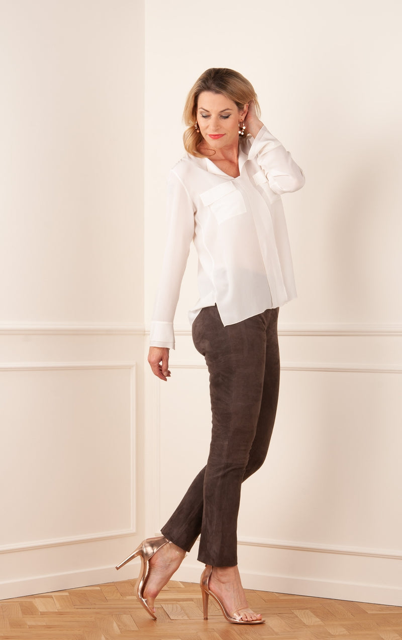Lederhose Taupe - myElisa GmbH