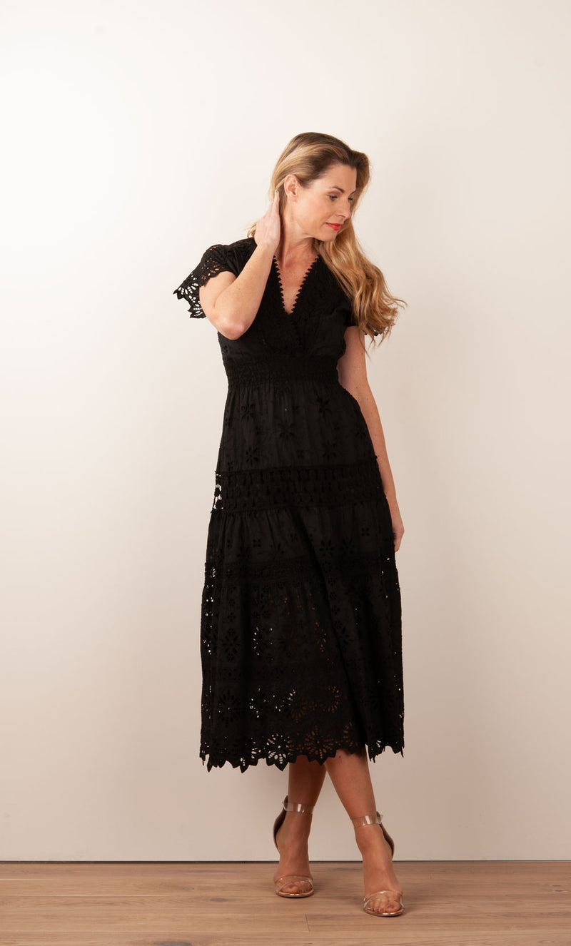 Kleid „Cristallo“ Schwarz
