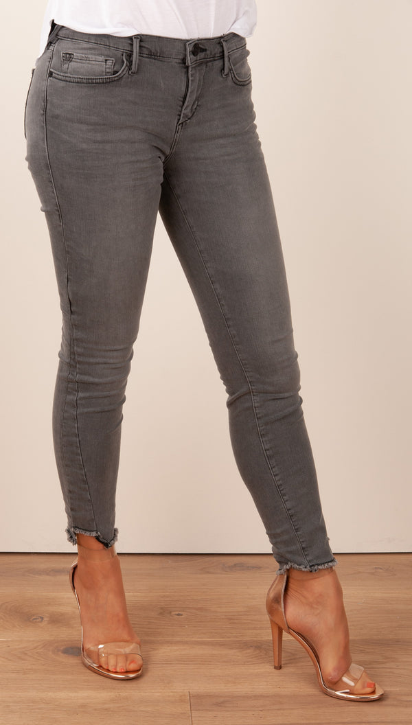 Jeans „Halle Skinny“ Anthrazit