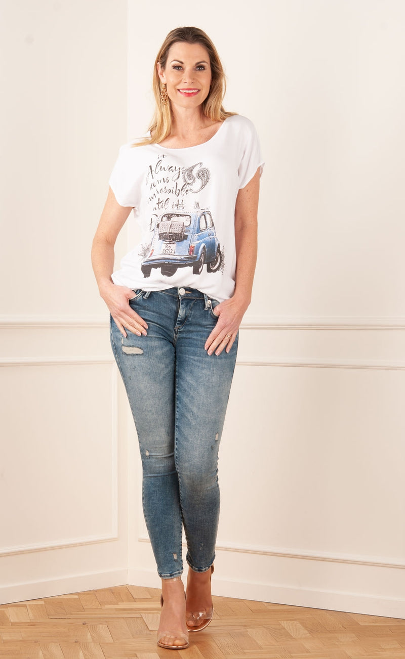 Jeans „Halle Destroyed“ Blau - myElisa GmbH