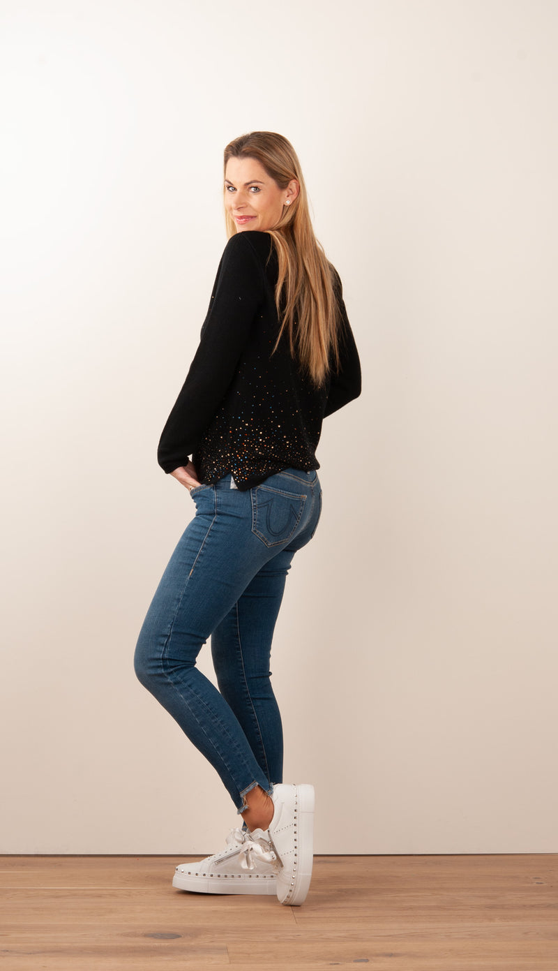 Jeans „Halle Super Skinny“ Blau