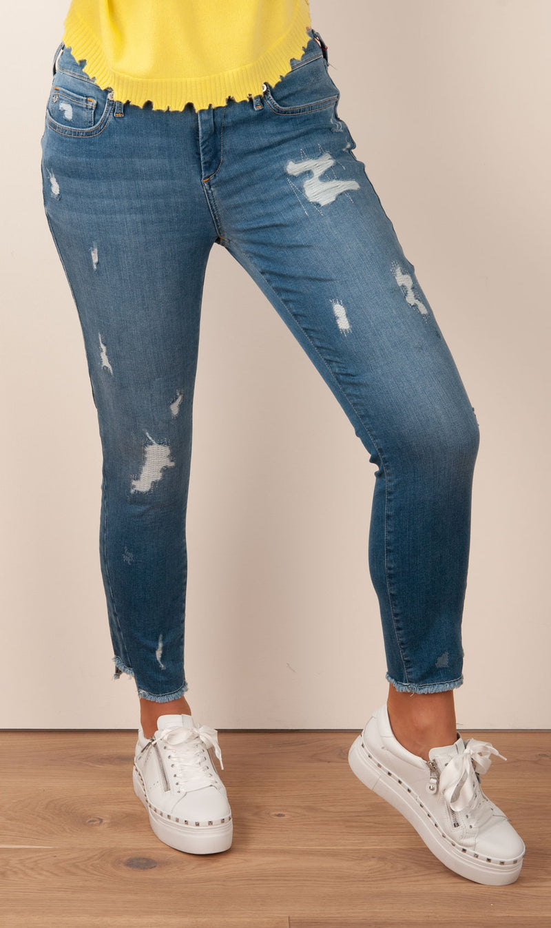 Jeans „Halle | Super Skinny“ Blau