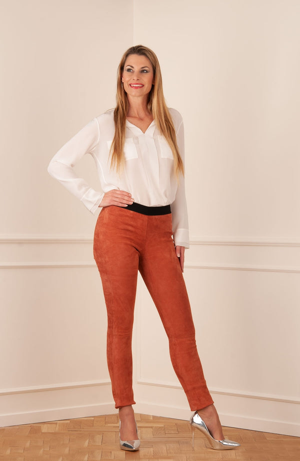 Lederleggings Orange - myElisa GmbH