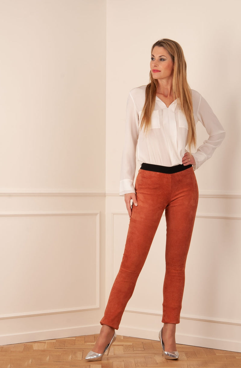 Lederleggings Orange - myElisa GmbH